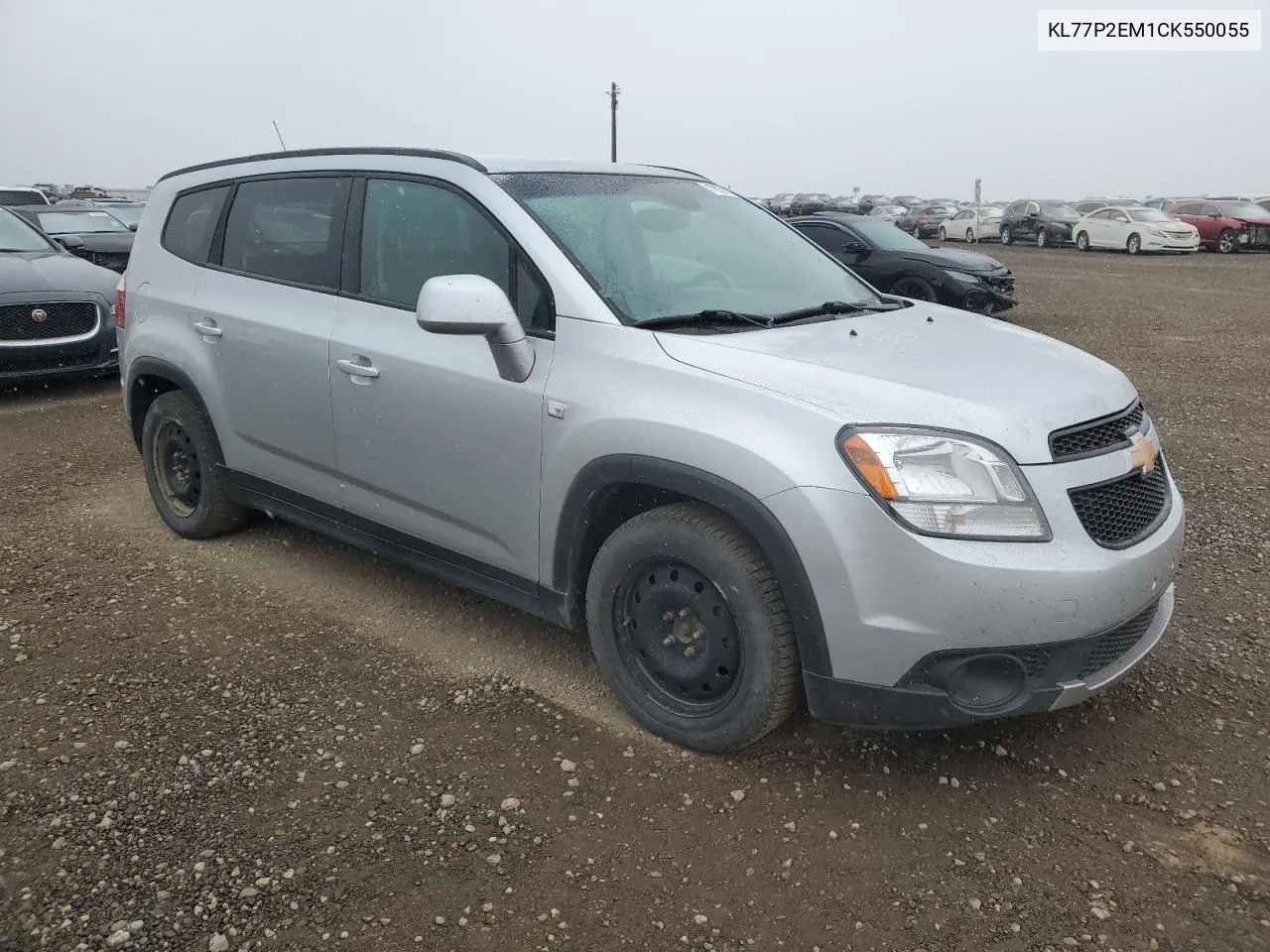 2012 Chevrolet Orlando Lt VIN: KL77P2EM1CK550055 Lot: 77021754