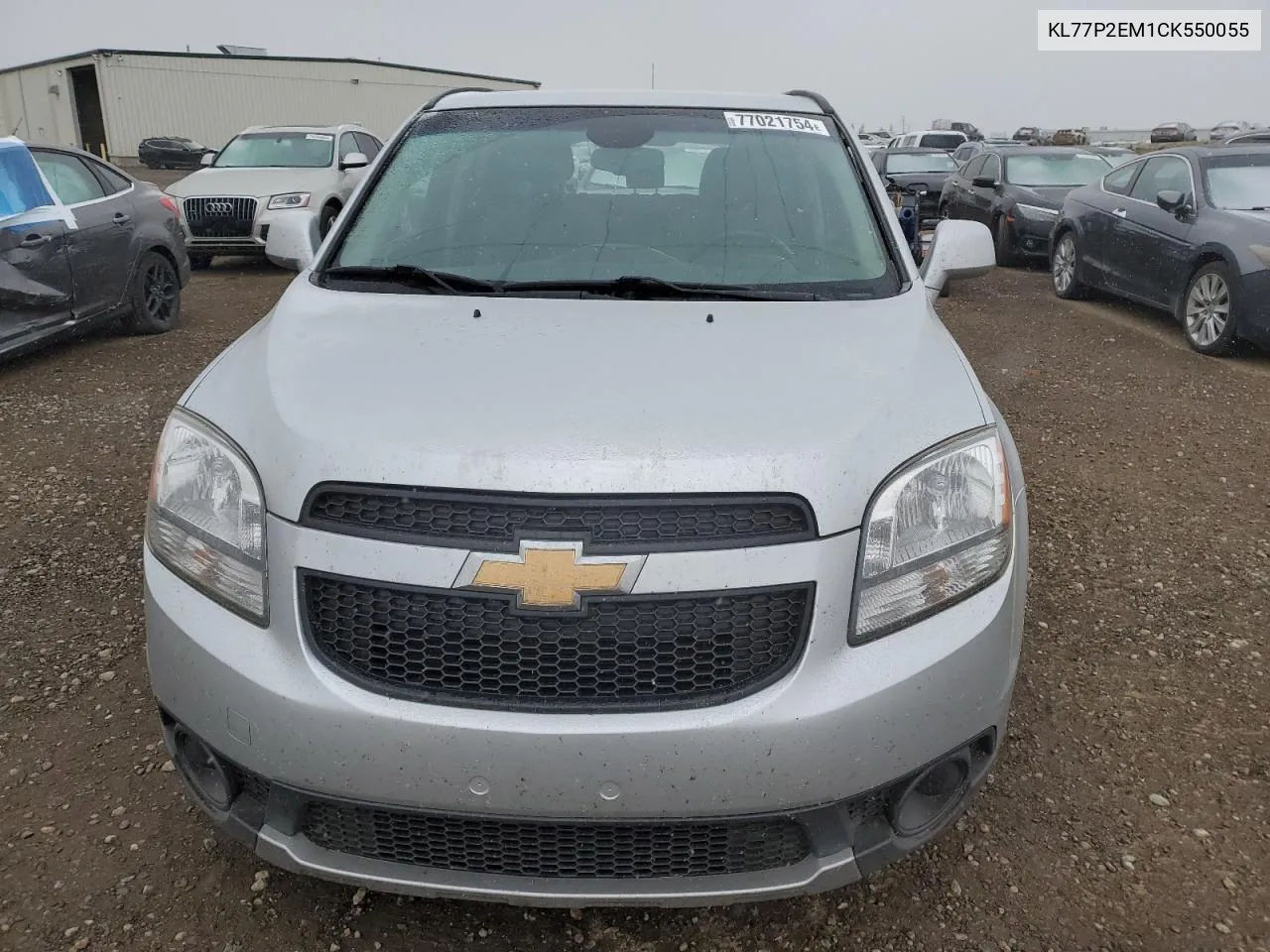 2012 Chevrolet Orlando Lt VIN: KL77P2EM1CK550055 Lot: 77021754