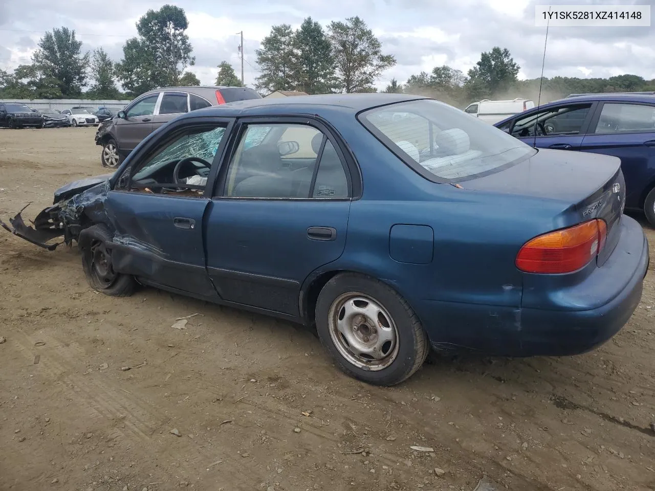 1999 Chevrolet Geo Prizm Base VIN: 1Y1SK5281XZ414148 Lot: 71731384