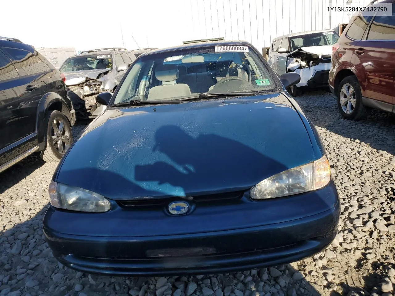 1999 Chevrolet Geo Prizm Base VIN: 1Y1SK5284XZ432790 Lot: 76660084