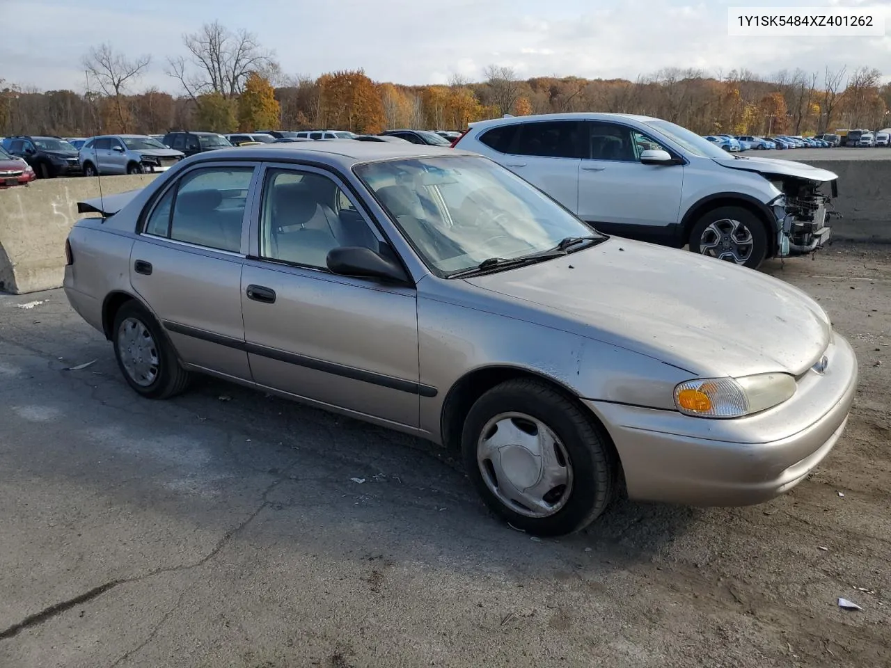 1999 Chevrolet Geo Prizm Base VIN: 1Y1SK5484XZ401262 Lot: 78032974