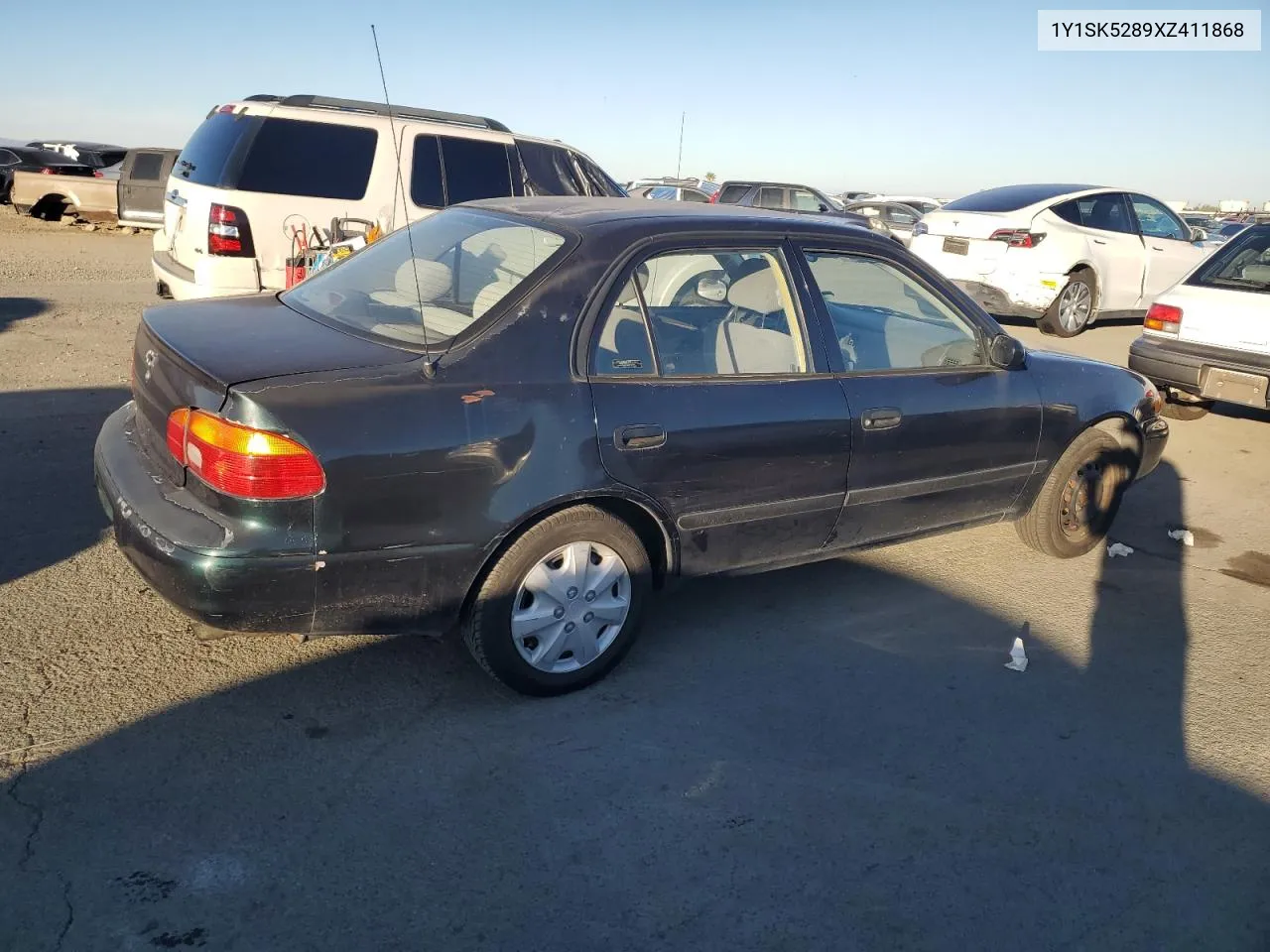 1999 Chevrolet Geo Prizm Base VIN: 1Y1SK5289XZ411868 Lot: 79348064