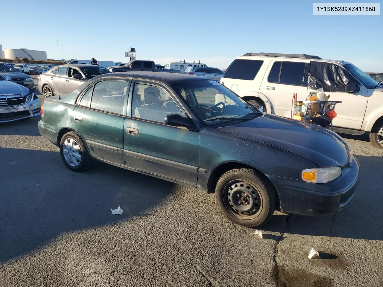 1999 Chevrolet Geo Prizm Base VIN: 1Y1SK5289XZ411868 Lot: 79348064