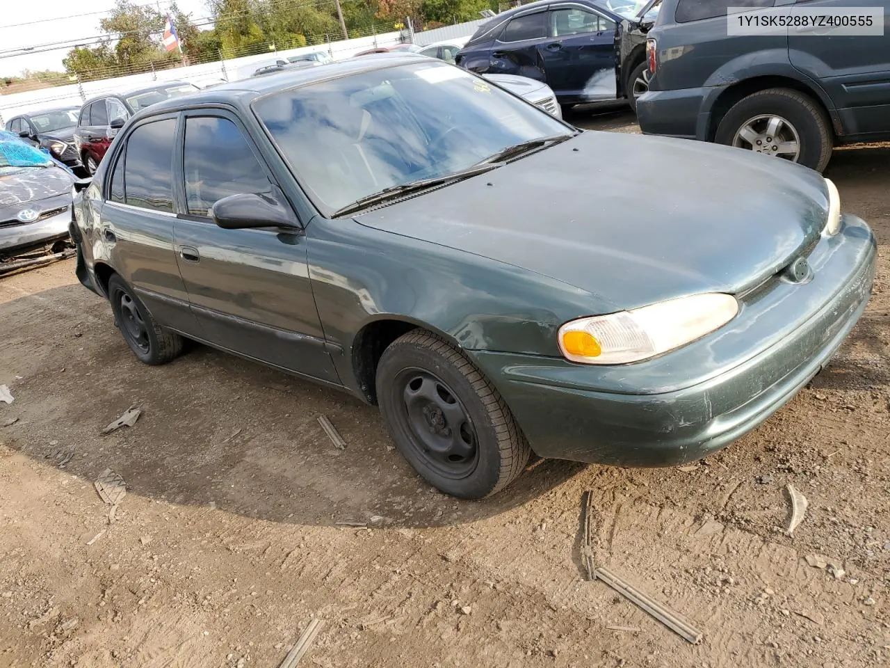 2000 Chevrolet Geo Prizm Base VIN: 1Y1SK5288YZ400555 Lot: 74744874