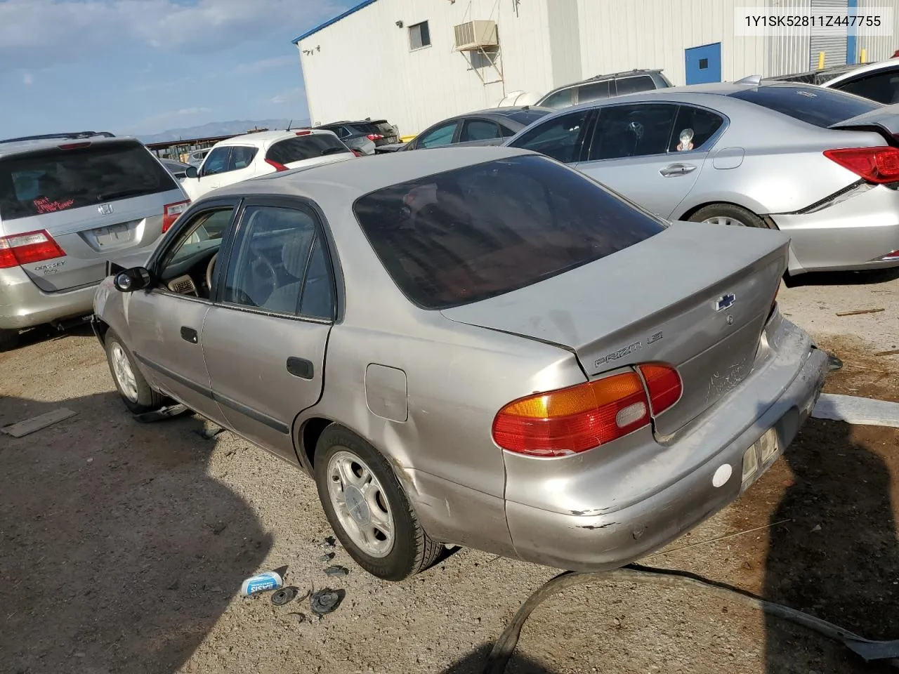 2001 Chevrolet Geo Prizm Base VIN: 1Y1SK52811Z447755 Lot: 74622324