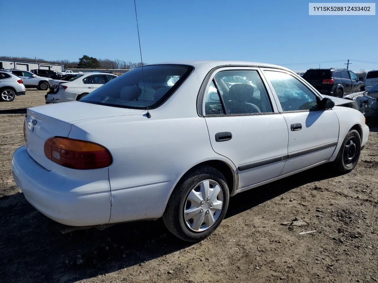 1Y1SK52881Z433402 2001 Chevrolet Geo Prizm Base