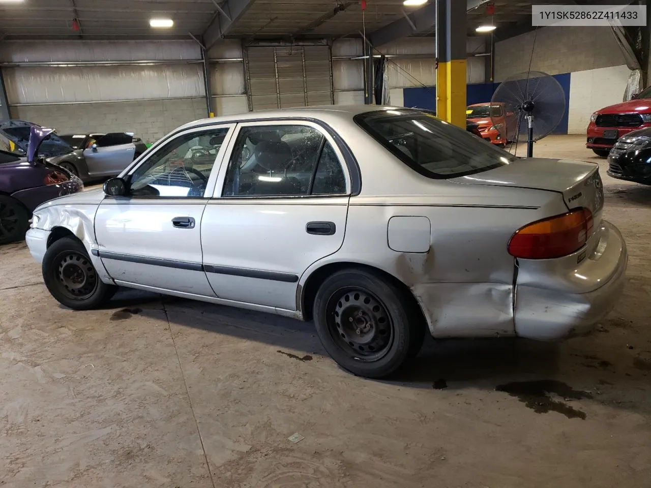 2002 Chevrolet Geo Prizm Base VIN: 1Y1SK52862Z411433 Lot: 60319644