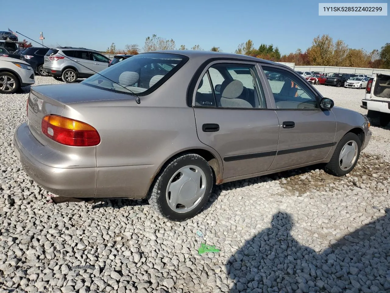 2002 Chevrolet Geo Prizm Base VIN: 1Y1SK52852Z402299 Lot: 75531654