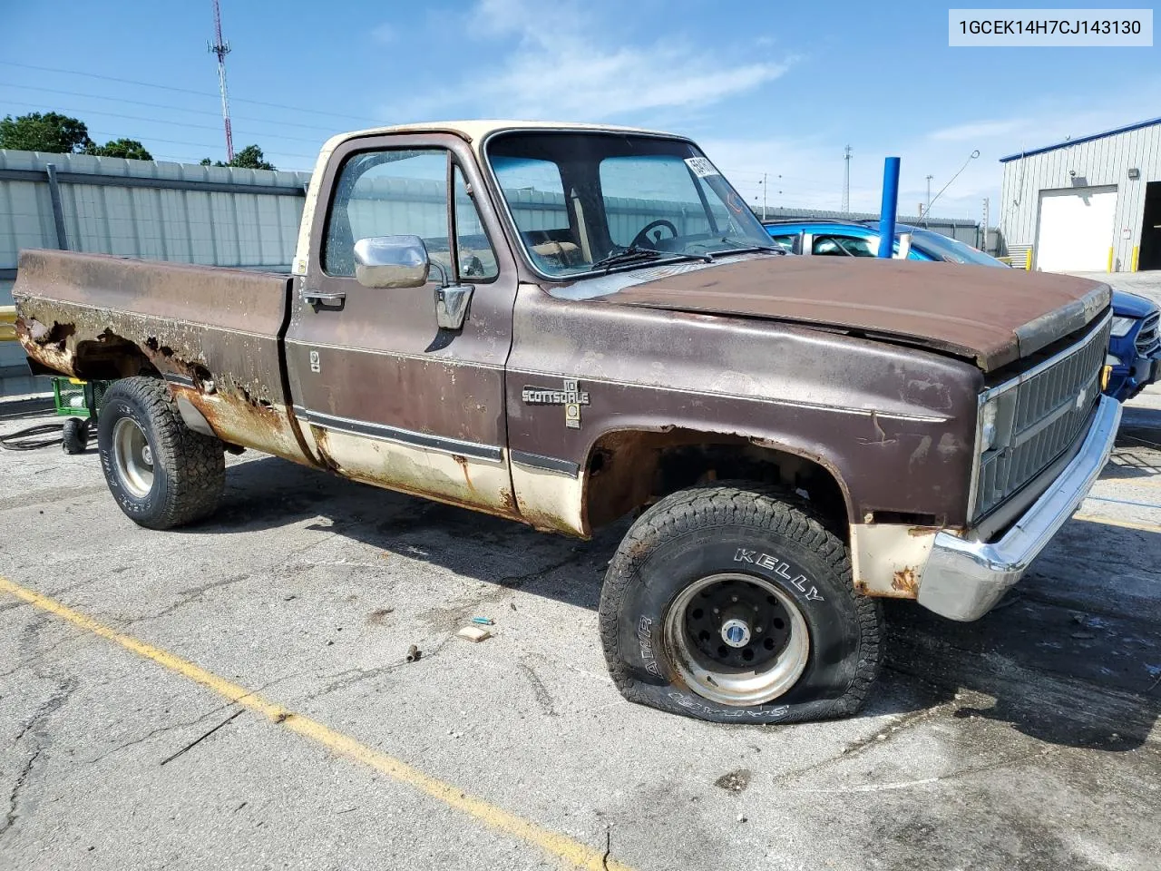 1982 Chevrolet K10 VIN: 1GCEK14H7CJ143130 Lot: 55416174