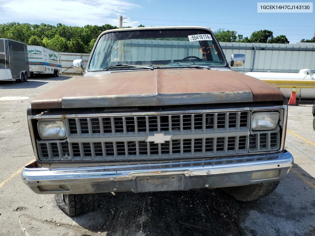 1982 Chevrolet K10 VIN: 1GCEK14H7CJ143130 Lot: 55416174