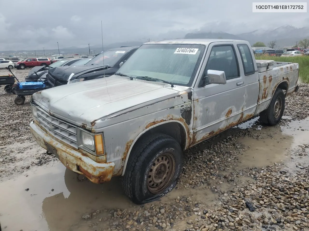 1984 Chevrolet S Truck S10 VIN: 1GCDT14B1E8172752 Lot: 52405764