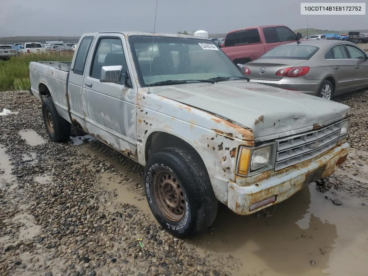 1984 Chevrolet S Truck S10 VIN: 1GCDT14B1E8172752 Lot: 52405764