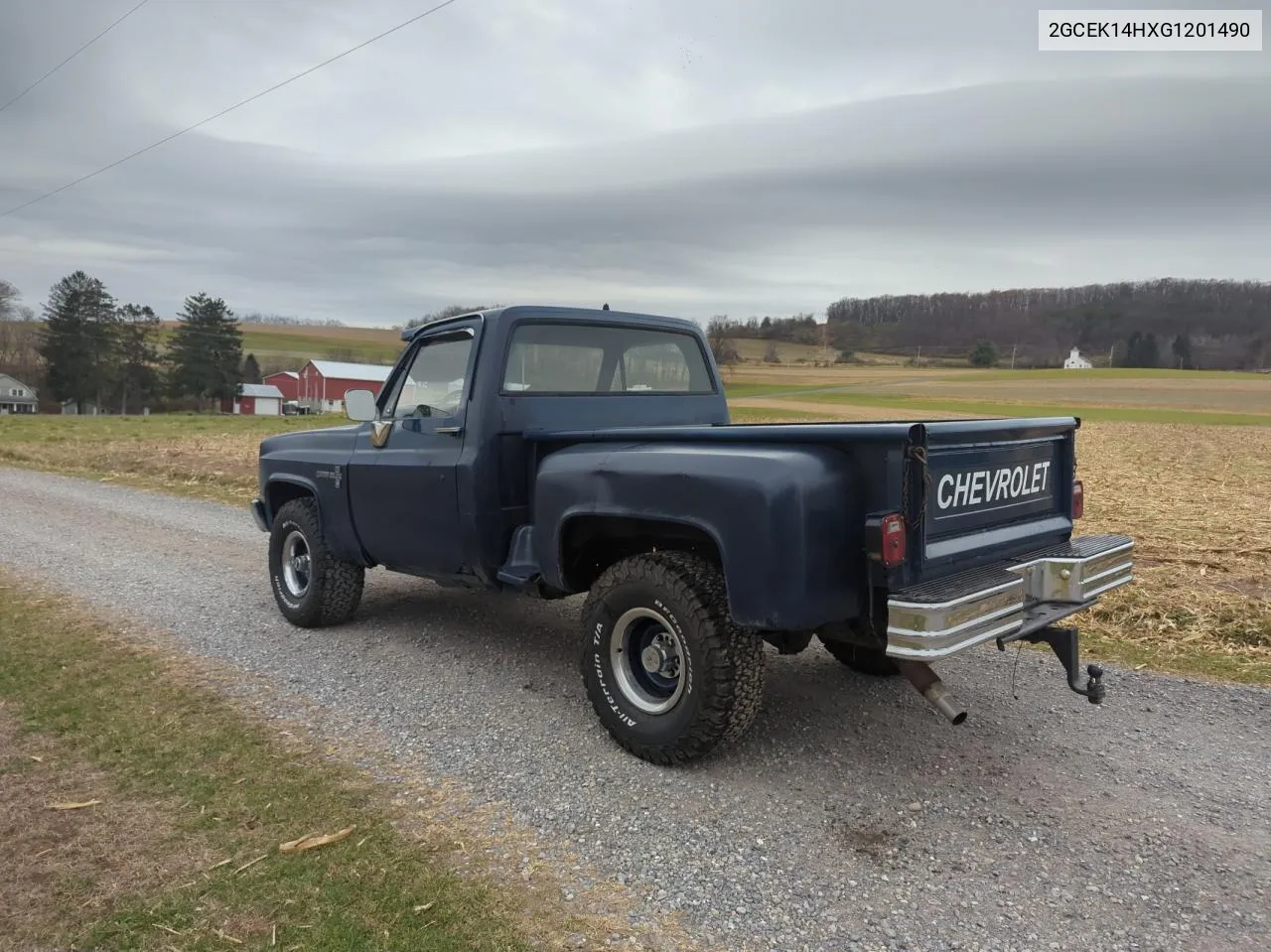 1986 Chevrolet K10 VIN: 2GCEK14HXG1201490 Lot: 81163074