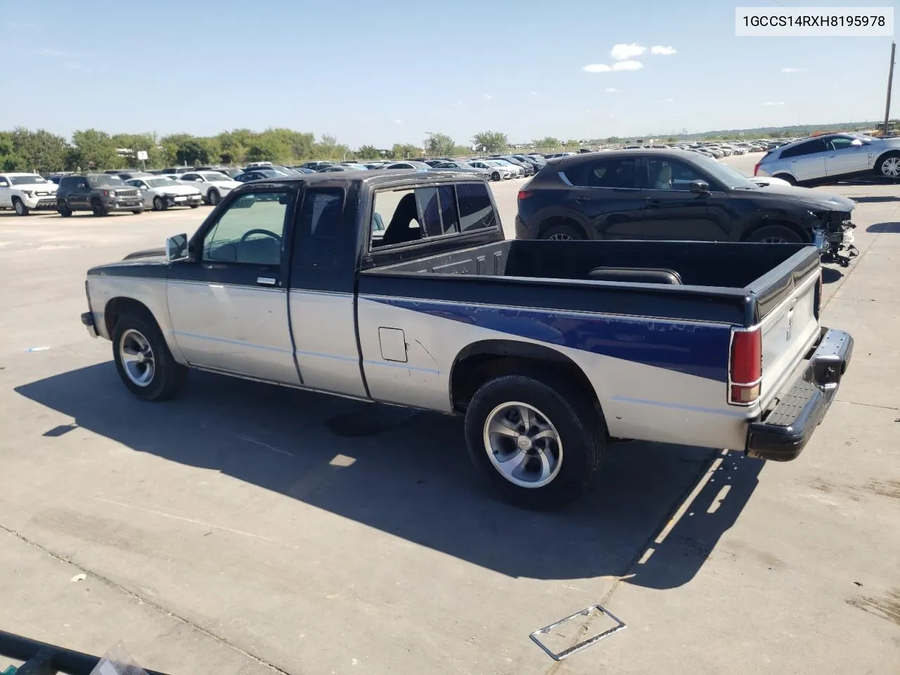 1987 Chevrolet S Truck S10 VIN: 1GCCS14RXH8195978 Lot: 72264504