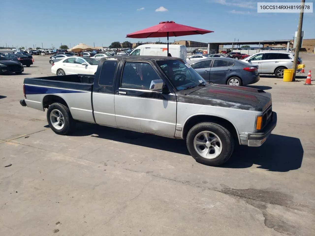 1987 Chevrolet S Truck S10 VIN: 1GCCS14RXH8195978 Lot: 72264504