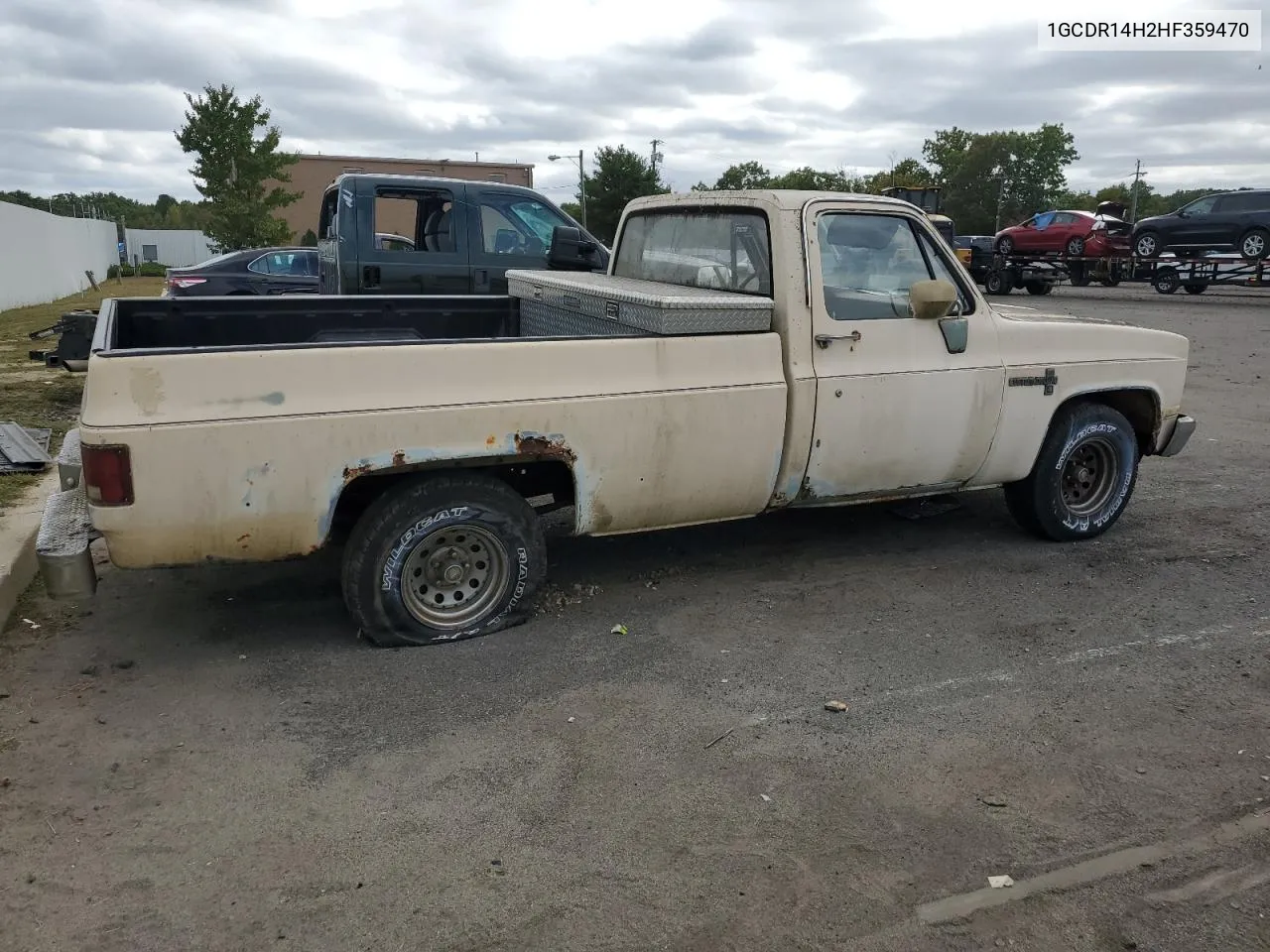 1987 Chevrolet R10 VIN: 1GCDR14H2HF359470 Lot: 72907084