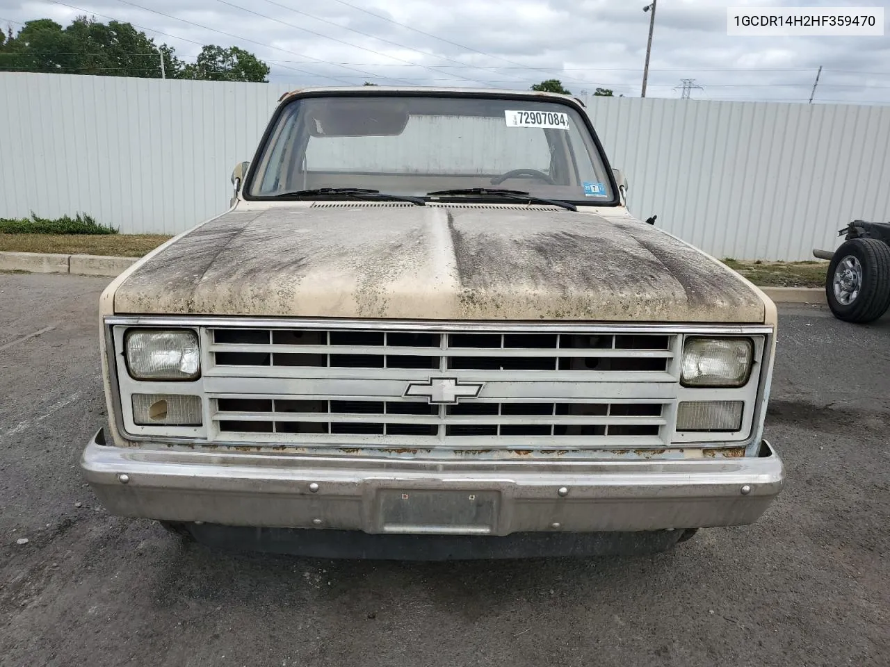 1GCDR14H2HF359470 1987 Chevrolet R10