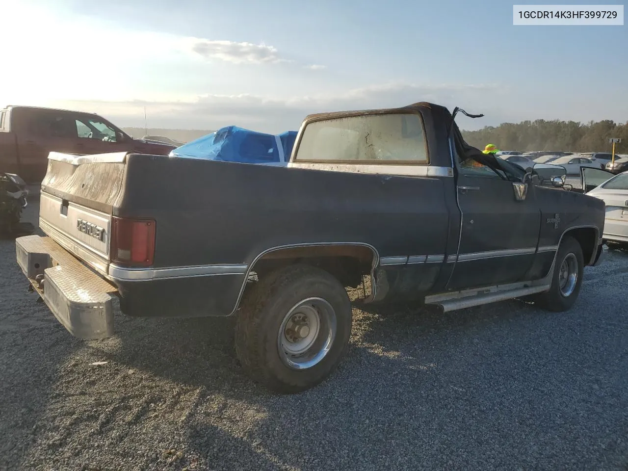 1987 Chevrolet R10 VIN: 1GCDR14K3HF399729 Lot: 75089544