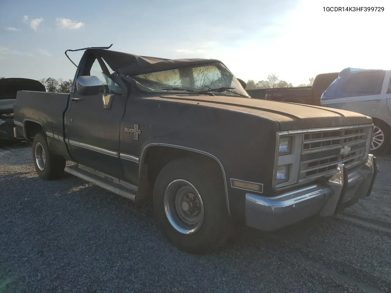 1GCDR14K3HF399729 1987 Chevrolet R10