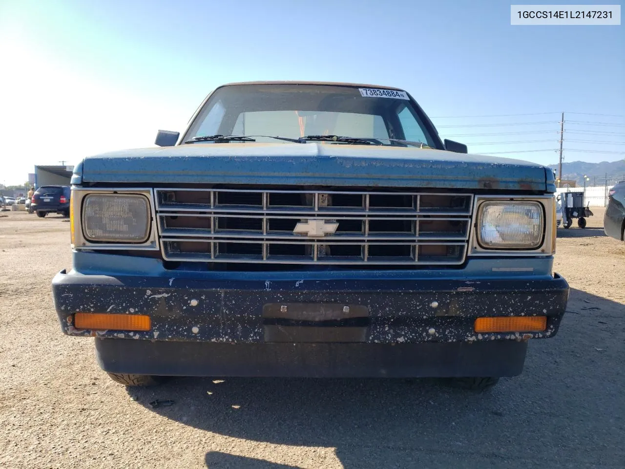 1990 Chevrolet S Truck S10 VIN: 1GCCS14E1L2147231 Lot: 73834884