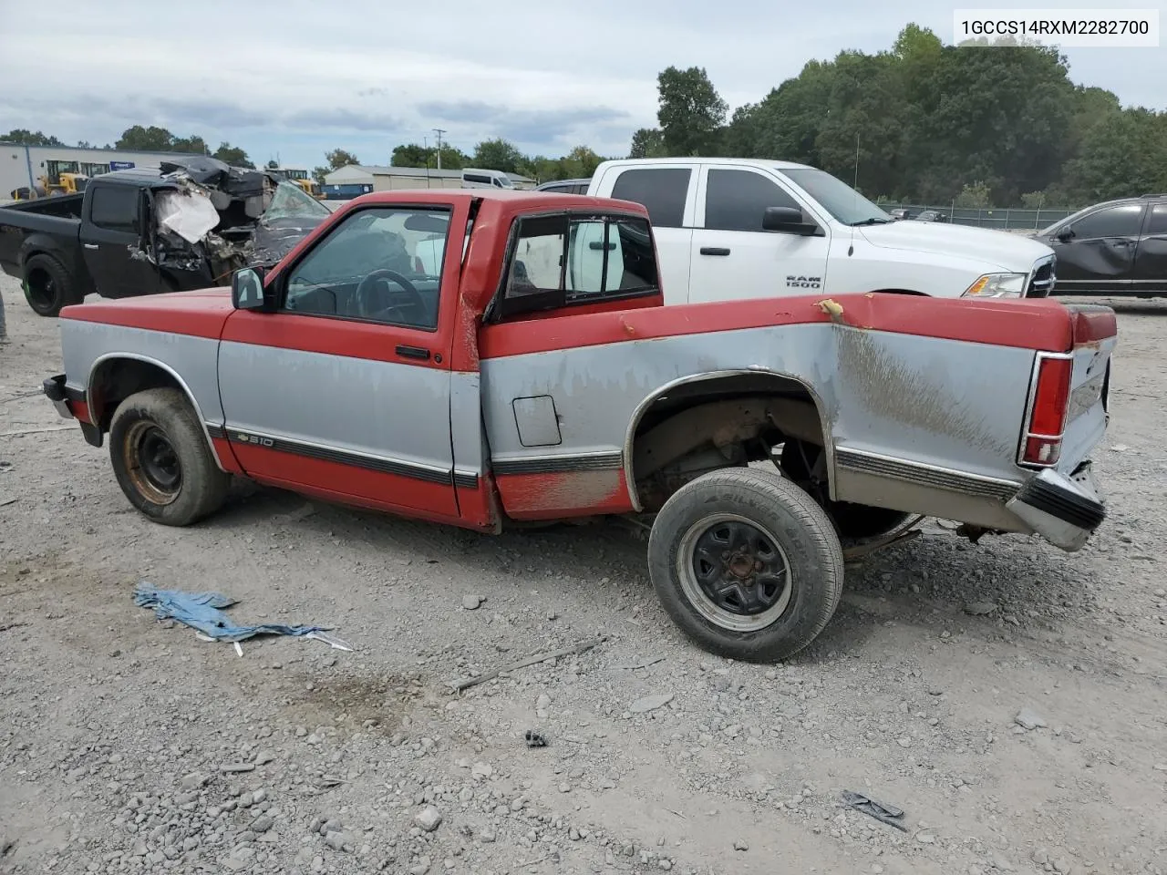 1991 Chevrolet S Truck S10 VIN: 1GCCS14RXM2282700 Lot: 70504294