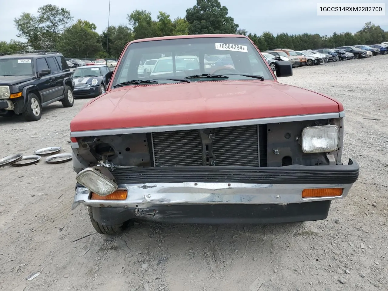 1991 Chevrolet S Truck S10 VIN: 1GCCS14RXM2282700 Lot: 70504294