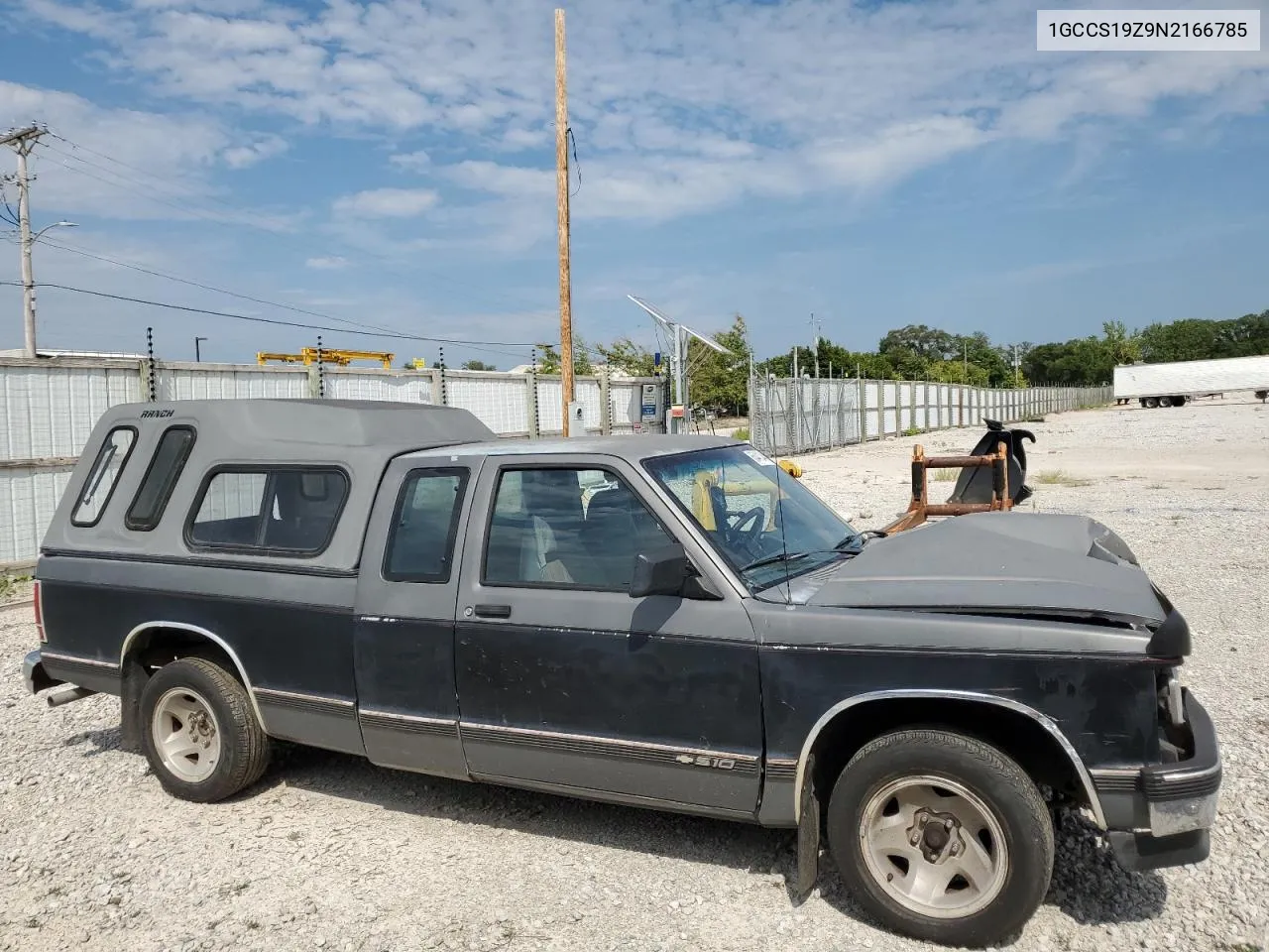 1992 Chevrolet S Truck S10 VIN: 1GCCS19Z9N2166785 Lot: 65441244