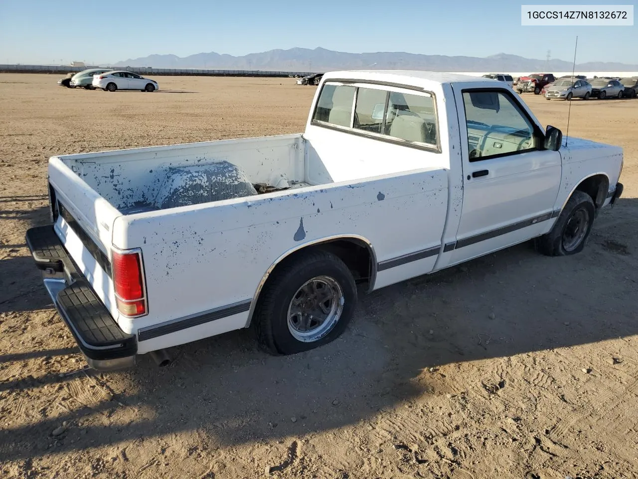 1992 Chevrolet S Truck S10 VIN: 1GCCS14Z7N8132672 Lot: 68451364