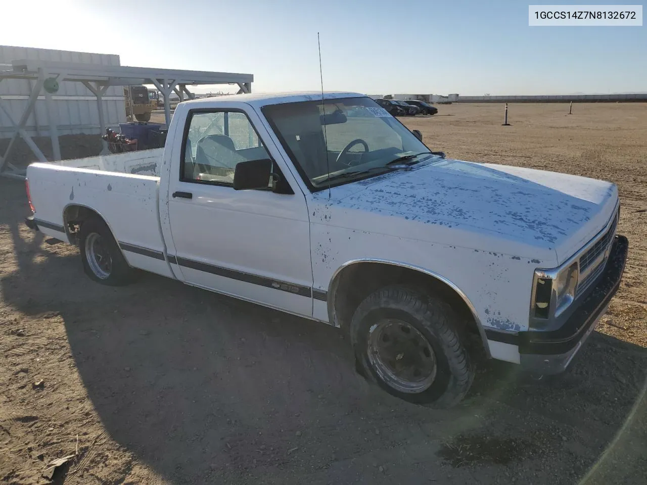 1992 Chevrolet S Truck S10 VIN: 1GCCS14Z7N8132672 Lot: 68451364