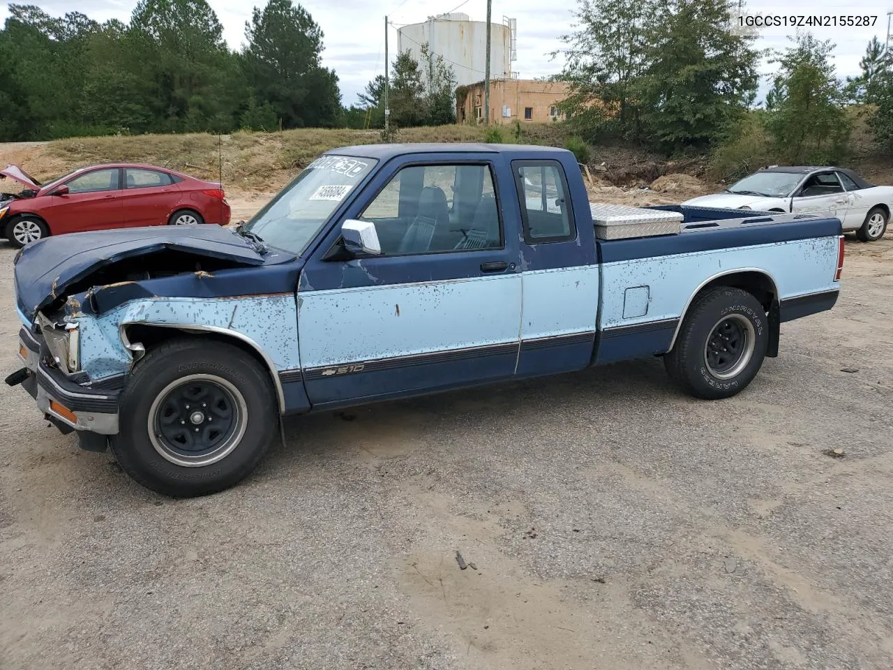 1992 Chevrolet S Truck S10 VIN: 1GCCS19Z4N2155287 Lot: 74586084