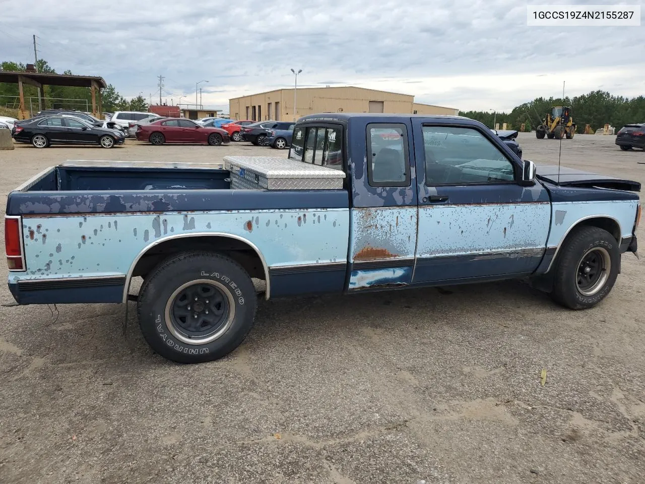 1992 Chevrolet S Truck S10 VIN: 1GCCS19Z4N2155287 Lot: 74586084