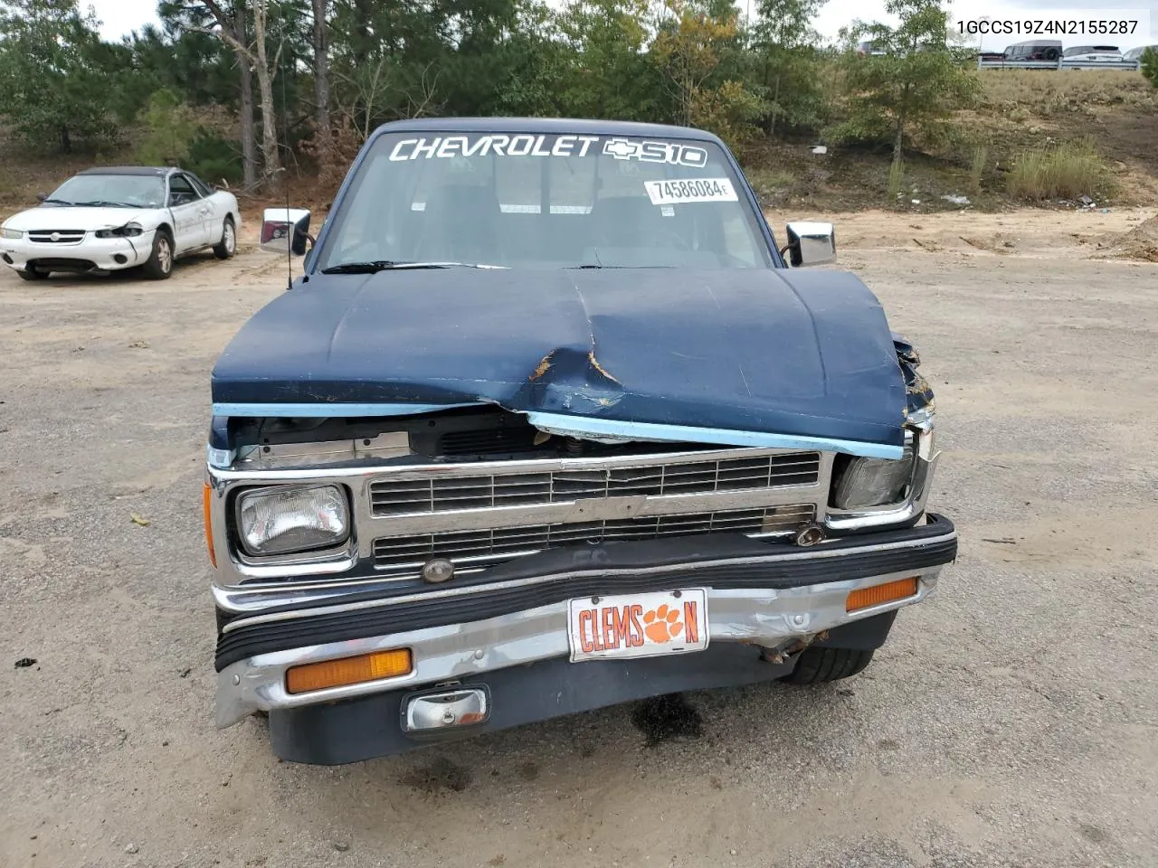 1992 Chevrolet S Truck S10 VIN: 1GCCS19Z4N2155287 Lot: 74586084