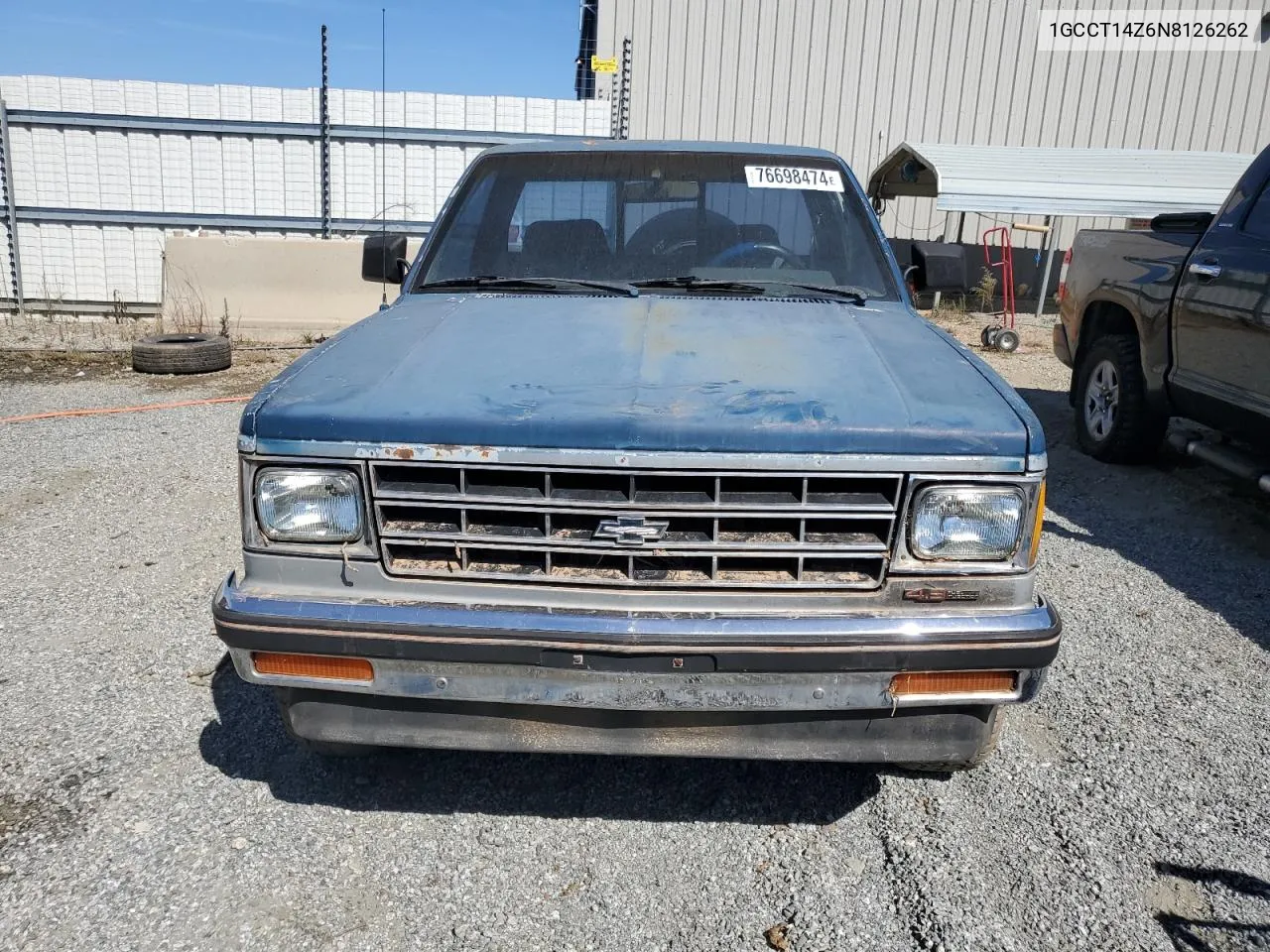 1992 Chevrolet S Truck S10 VIN: 1GCCT14Z6N8126262 Lot: 76698474