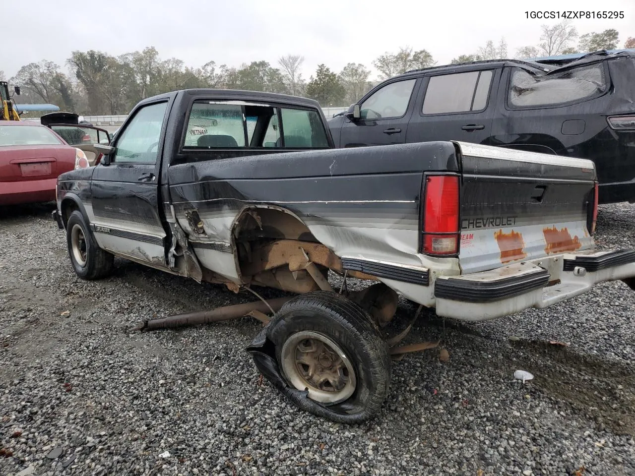 1993 Chevrolet S Truck S10 VIN: 1GCCS14ZXP8165295 Lot: 79055054