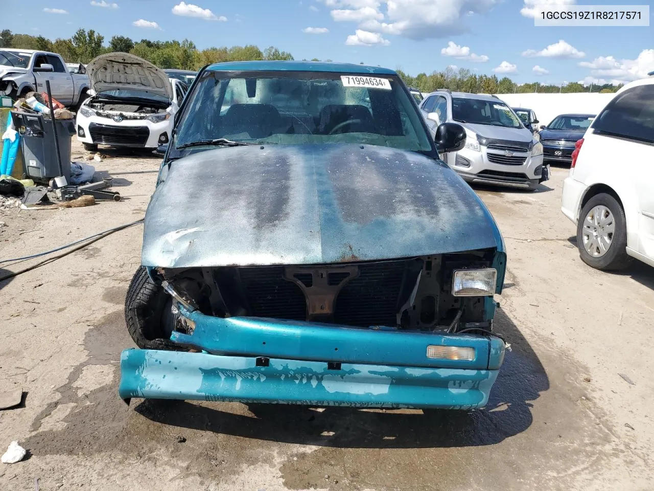 1994 Chevrolet S Truck S10 VIN: 1GCCS19Z1R8217571 Lot: 71994634