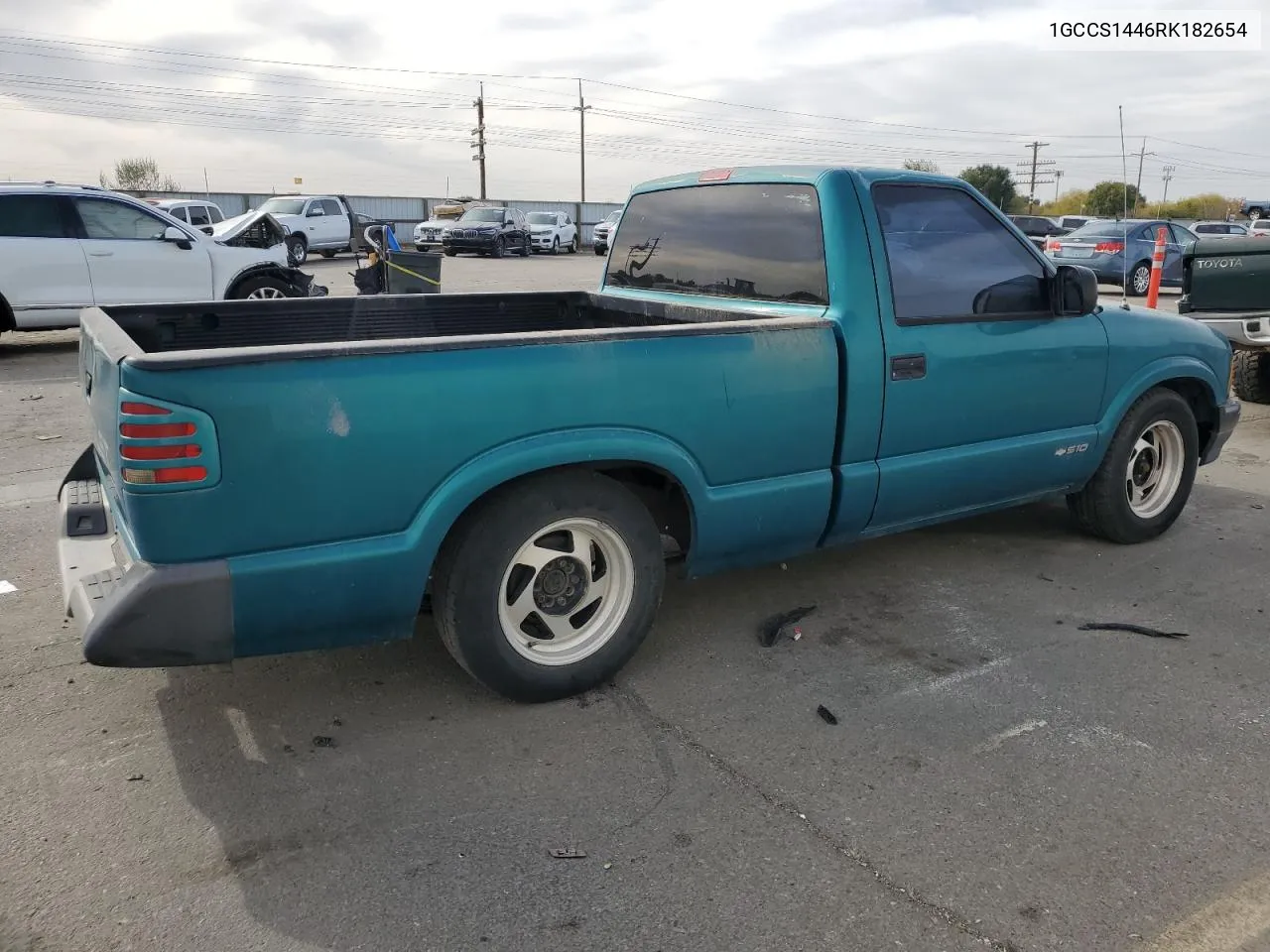 1994 Chevrolet S Truck S10 VIN: 1GCCS1446RK182654 Lot: 77047344