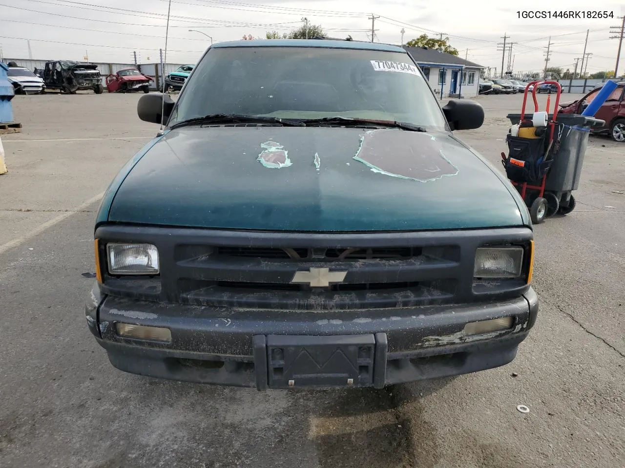 1994 Chevrolet S Truck S10 VIN: 1GCCS1446RK182654 Lot: 77047344