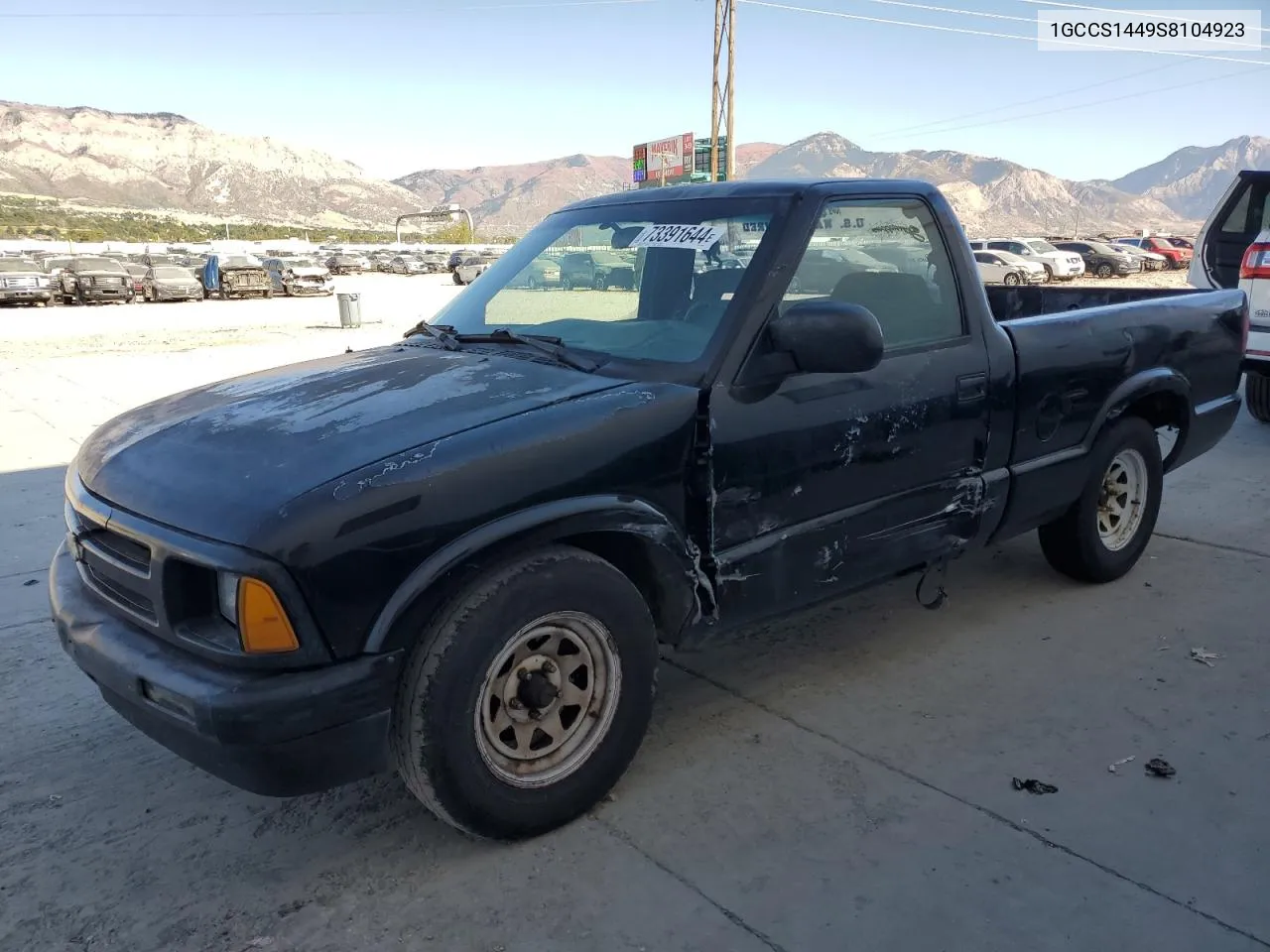 1995 Chevrolet S Truck S10 VIN: 1GCCS1449S8104923 Lot: 73391644