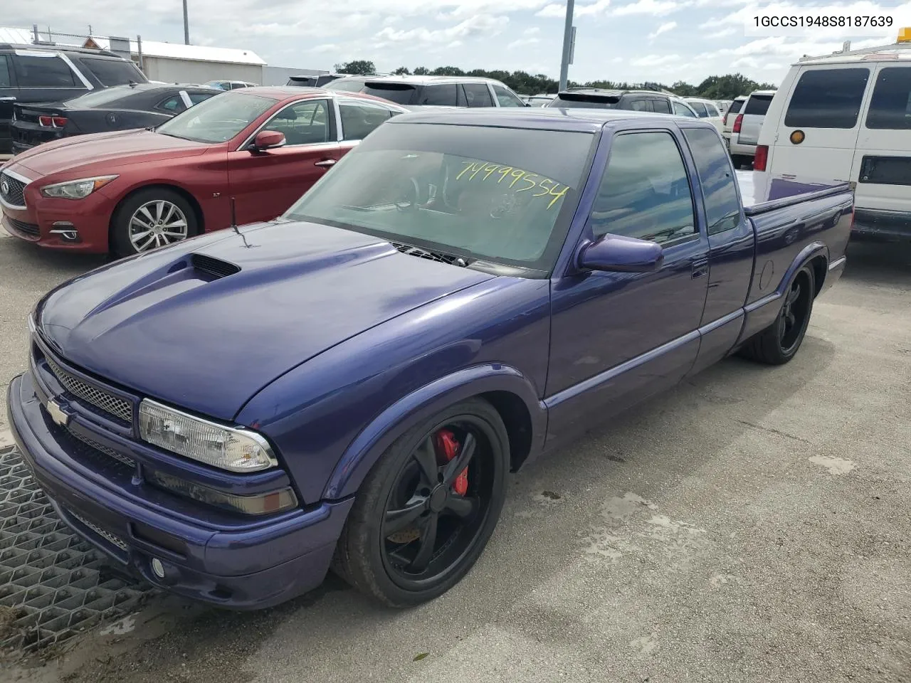 1995 Chevrolet S Truck S10 VIN: 1GCCS1948S8187639 Lot: 74999554