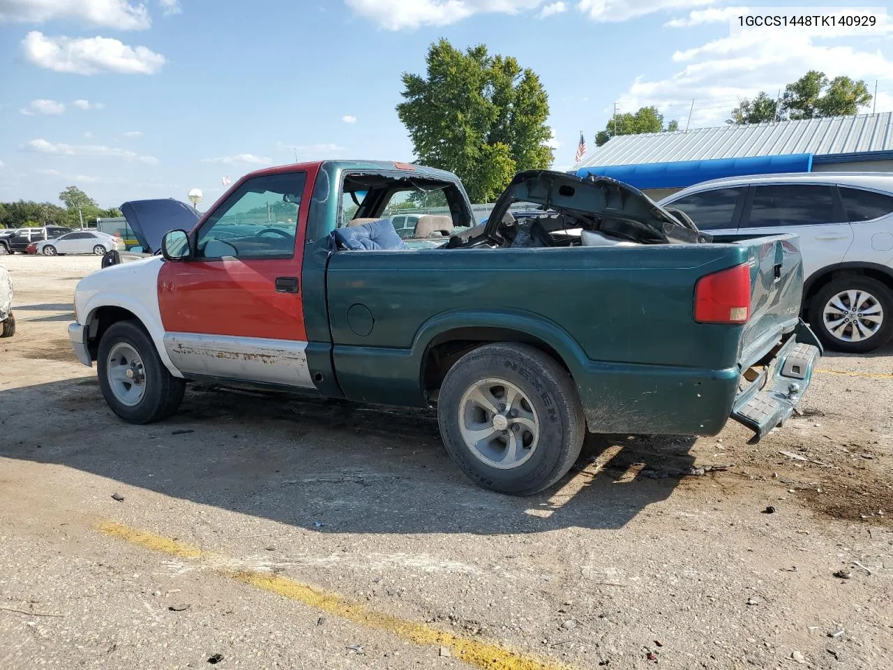 1996 Chevrolet S Truck S10 VIN: 1GCCS1448TK140929 Lot: 70789474