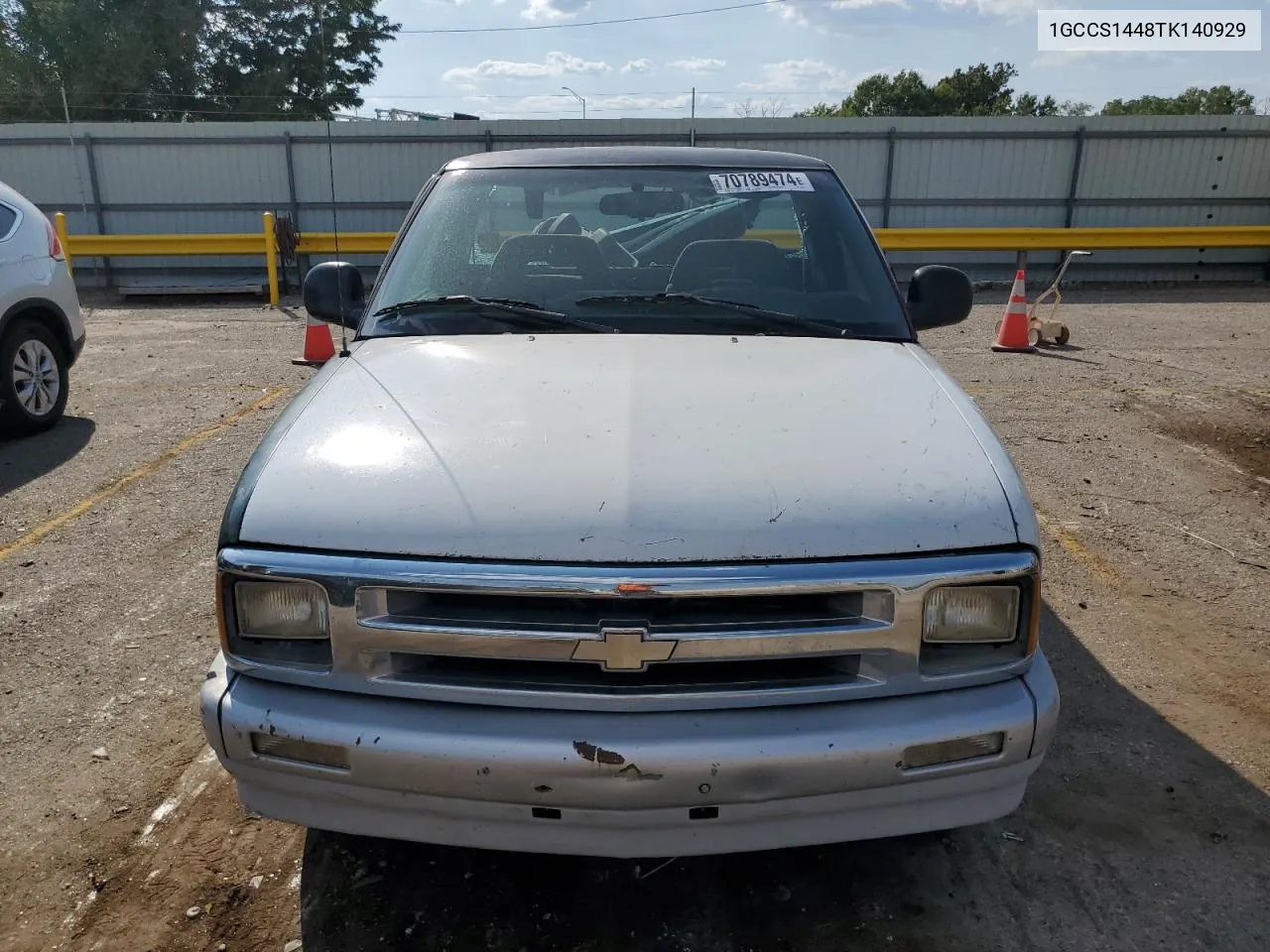 1996 Chevrolet S Truck S10 VIN: 1GCCS1448TK140929 Lot: 70789474