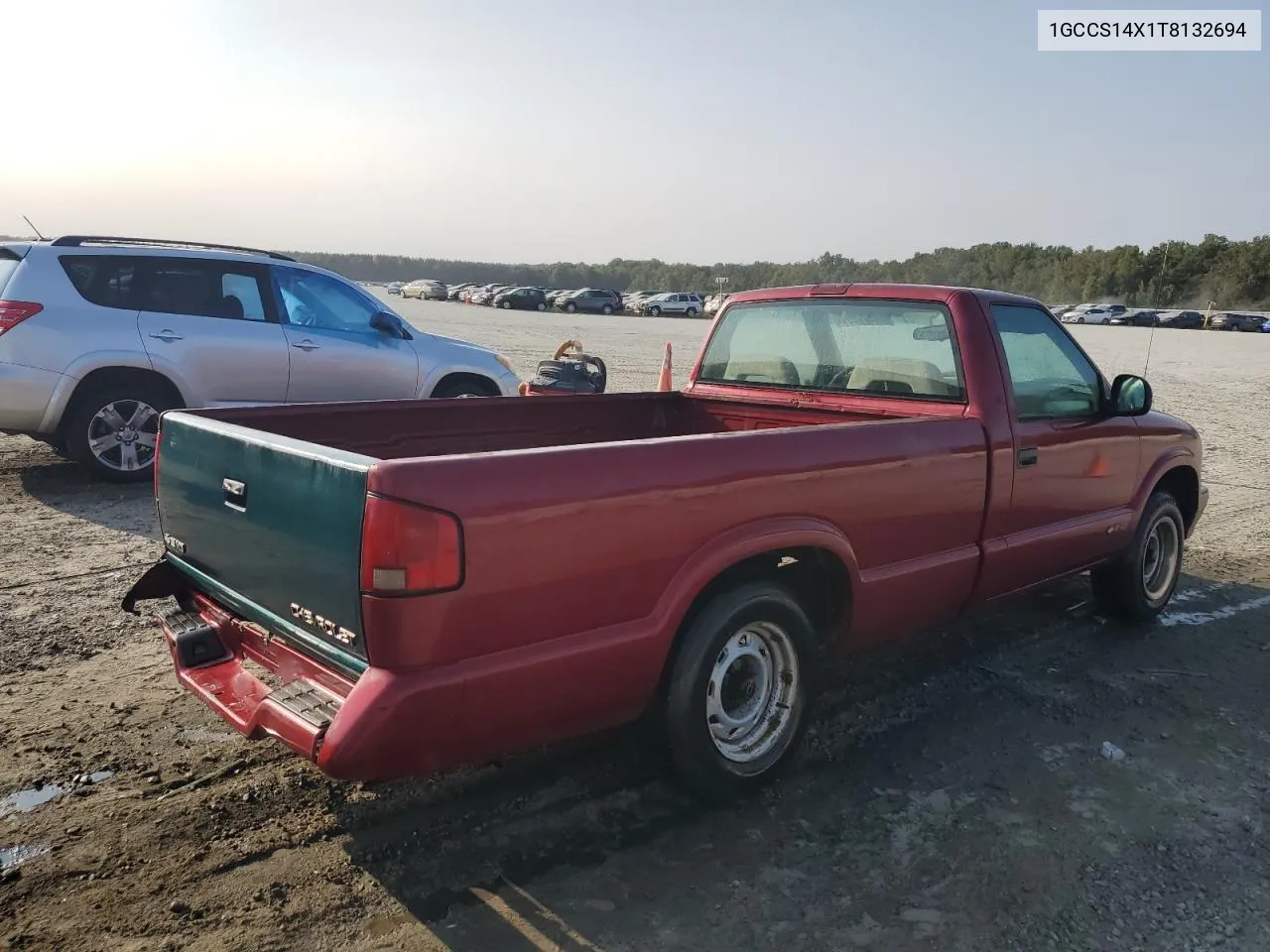 1996 Chevrolet S Truck S10 VIN: 1GCCS14X1T8132694 Lot: 70801294