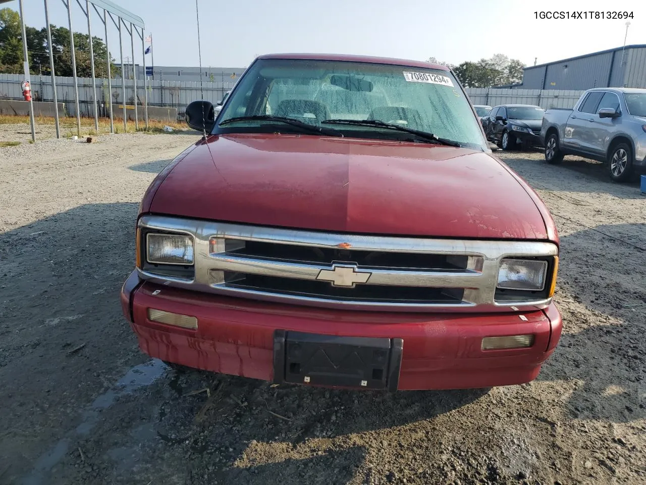 1996 Chevrolet S Truck S10 VIN: 1GCCS14X1T8132694 Lot: 70801294