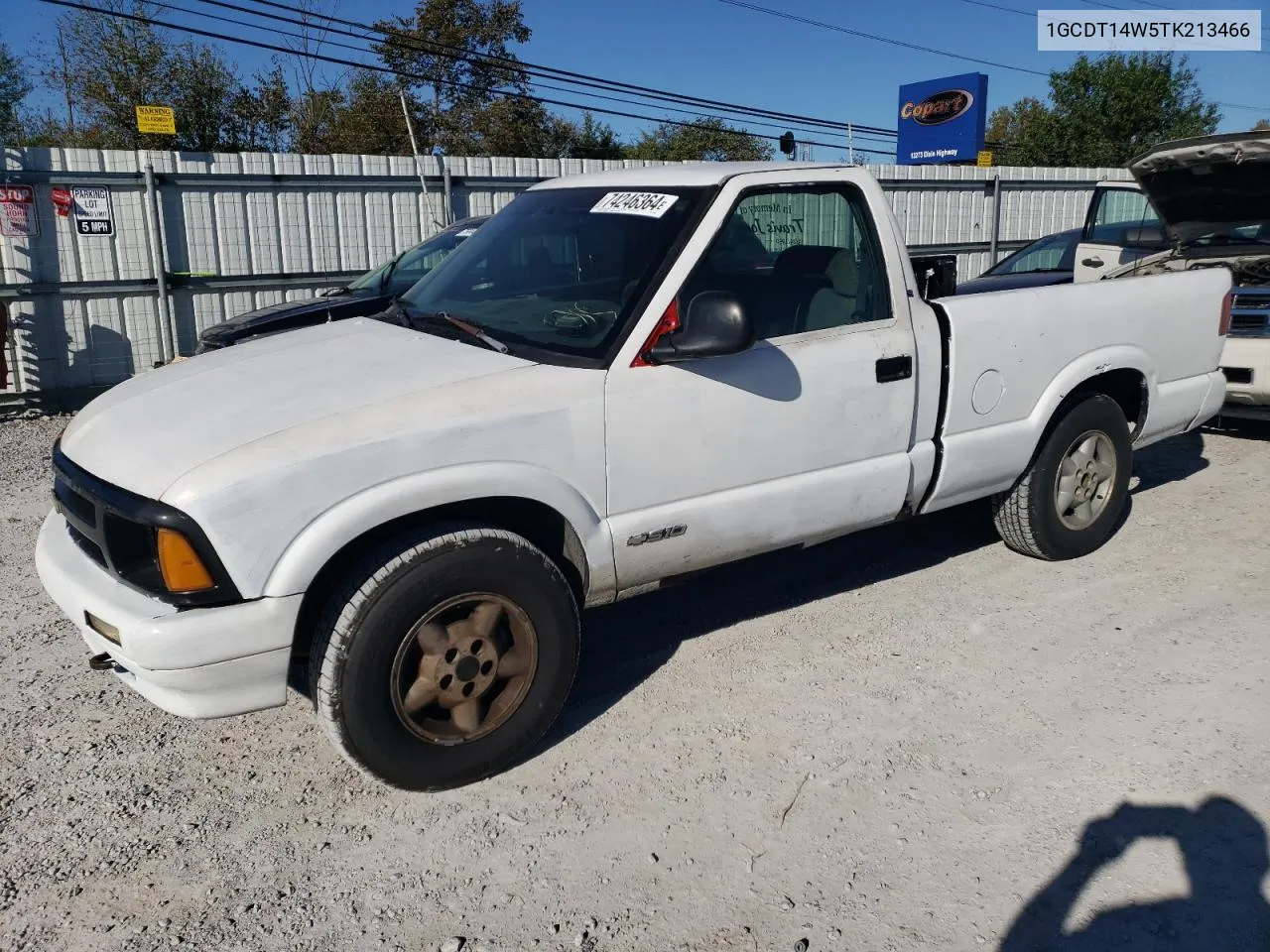 1996 Chevrolet S Truck S10 VIN: 1GCDT14W5TK213466 Lot: 74246364