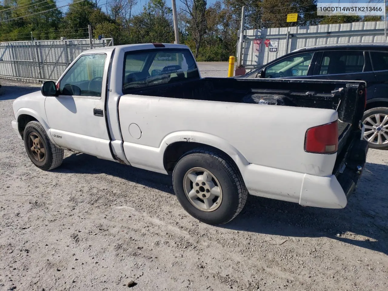 1996 Chevrolet S Truck S10 VIN: 1GCDT14W5TK213466 Lot: 74246364