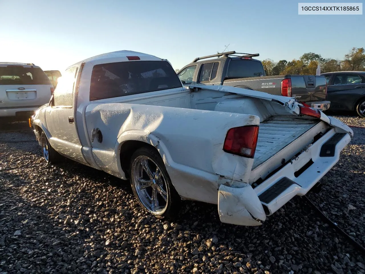 1996 Chevrolet S Truck S10 VIN: 1GCCS14XXTK185865 Lot: 78600074