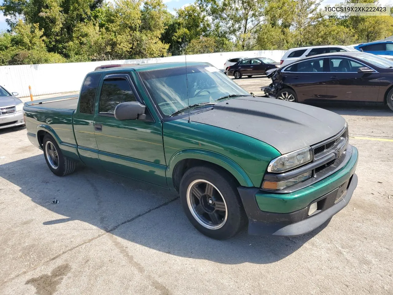 1999 Chevrolet S Truck S10 VIN: 1GCCS19X2XK222423 Lot: 73229984