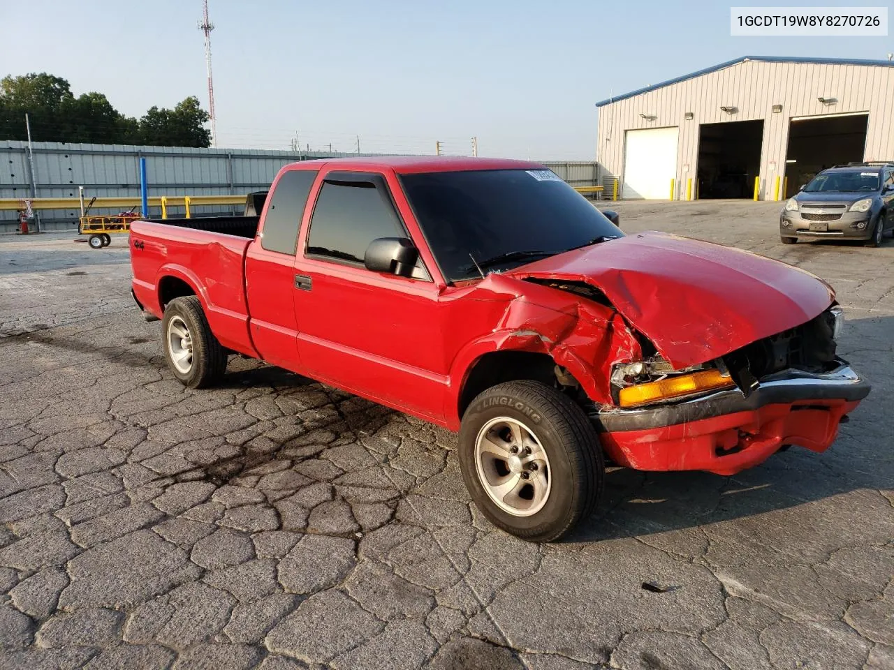 2000 Chevrolet S Truck S10 VIN: 1GCDT19W8Y8270726 Lot: 70805434