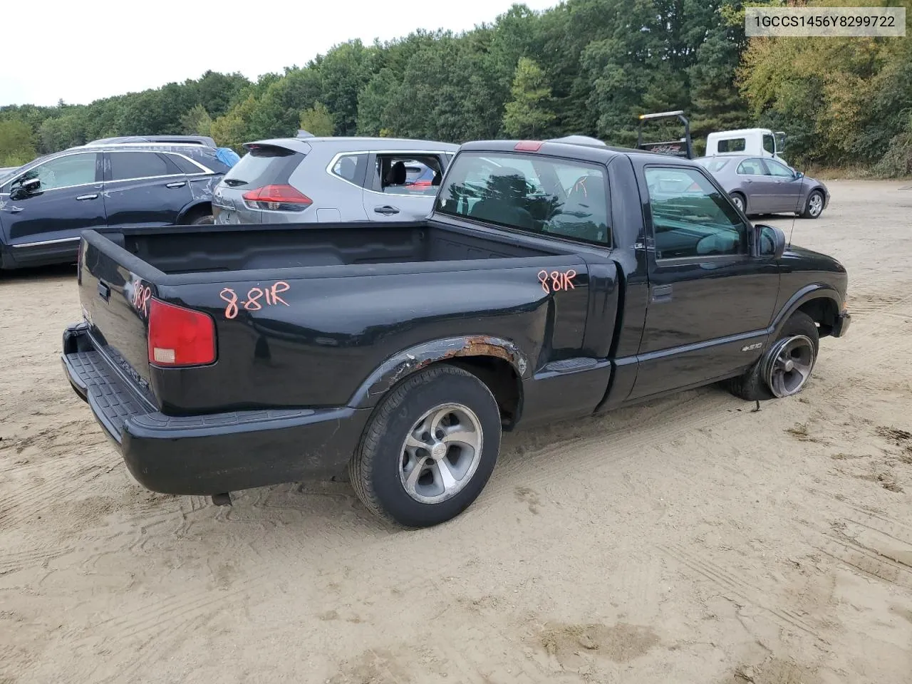 2000 Chevrolet S Truck S10 VIN: 1GCCS1456Y8299722 Lot: 72201594