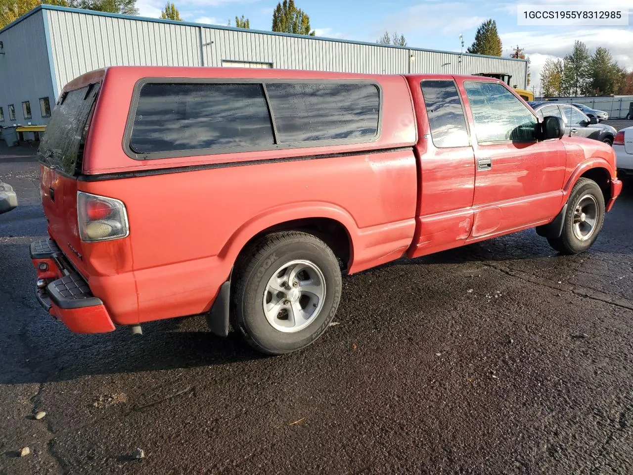 2000 Chevrolet S Truck S10 VIN: 1GCCS1955Y8312985 Lot: 76606074